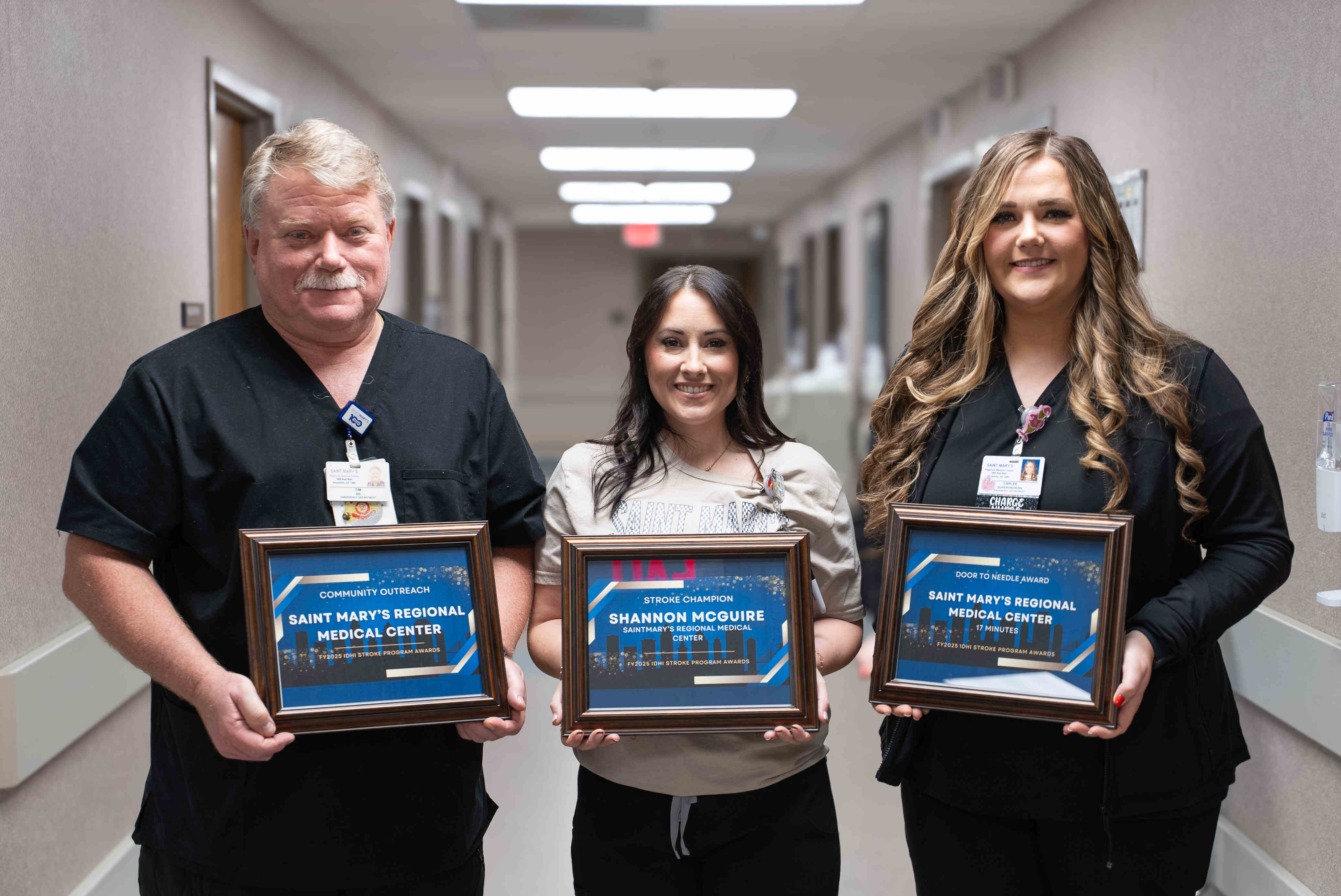 Saint Mary’s Earns Three Statewide Stroke Awards